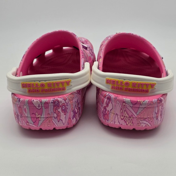 Crocs Hello Kitty Sanrio Clogs Womens 8 Pink Kawaii Jibbitz Limited Edition - Picture 8 of 11